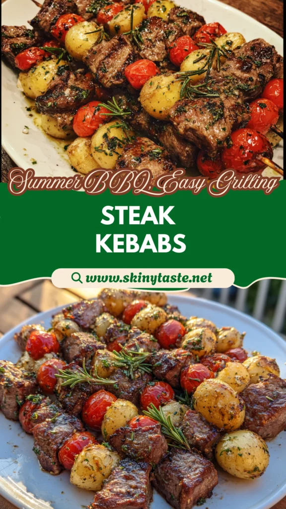 Rosemary Garlic Steak Kebabs: Easy Summer Grilling Recipe for Perfect 10 Rosemary Garlic Steak Kebabs