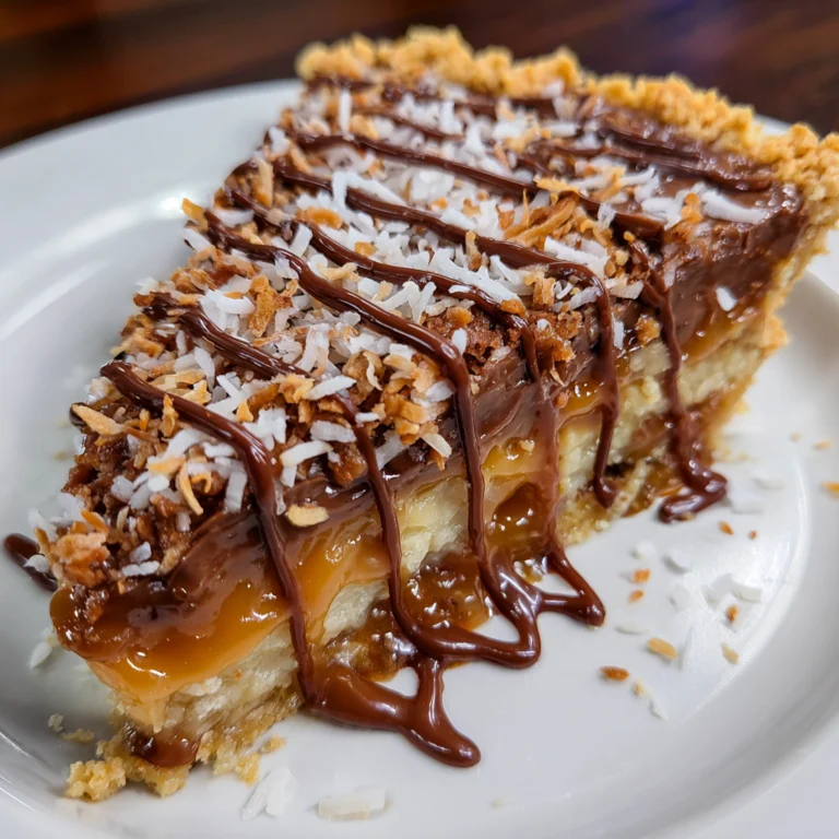 Samoas Cookie Pie