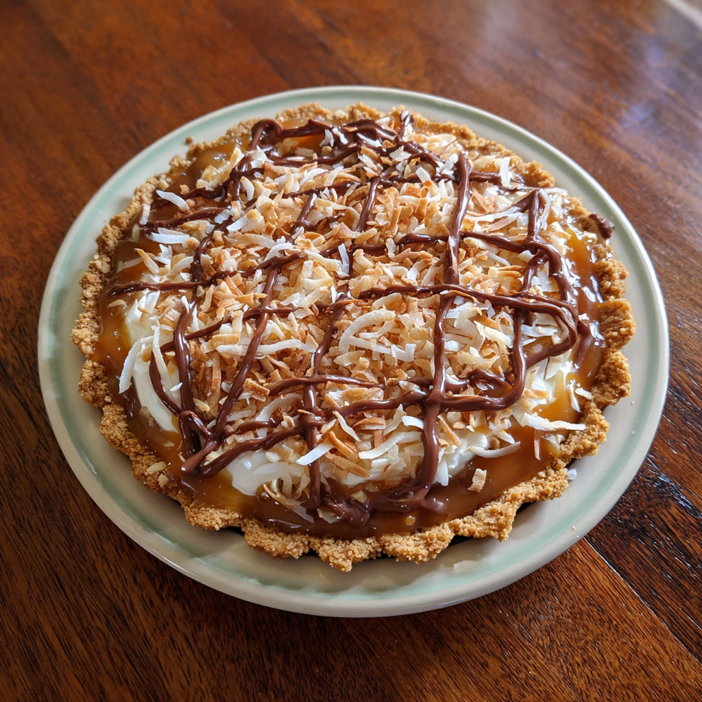 Samoas Cookie Pie