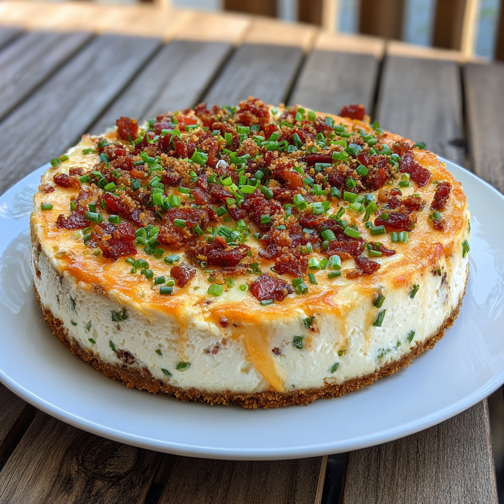 Savory Smoked Beef Cheesecake