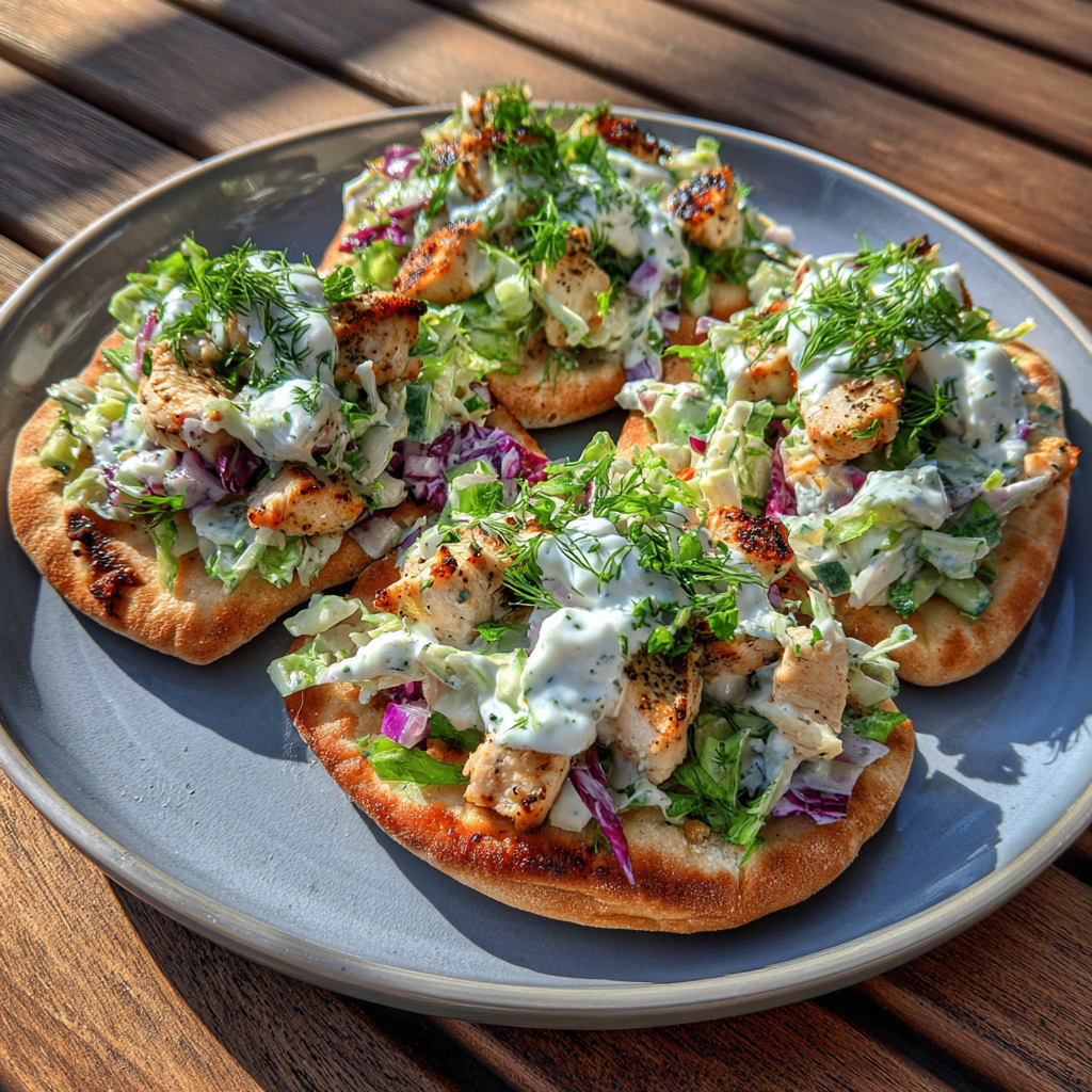 Sheet Pan Chicken Pitas