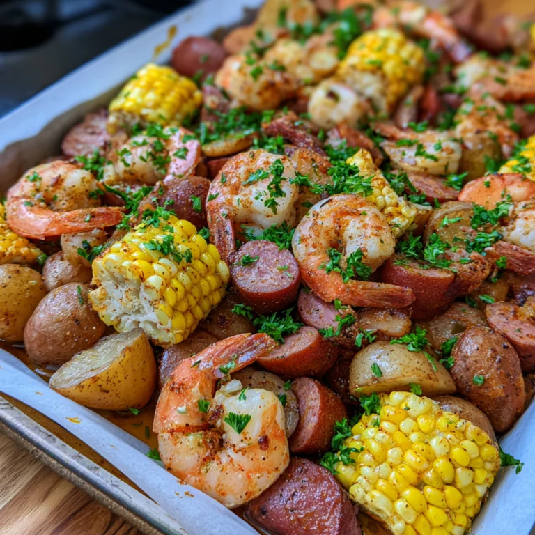 Sheet Pan Shrimp Boil