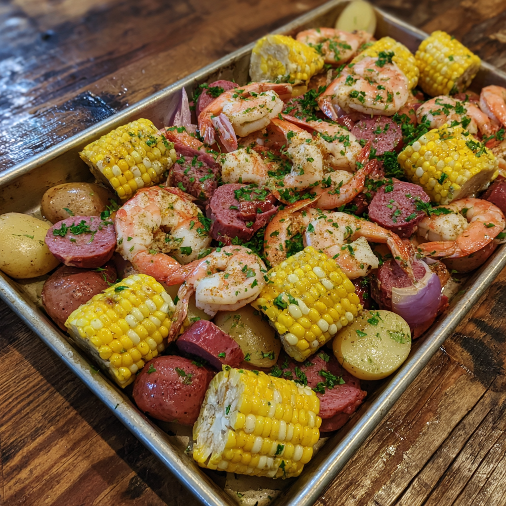 Sheet Pan Shrimp Boil