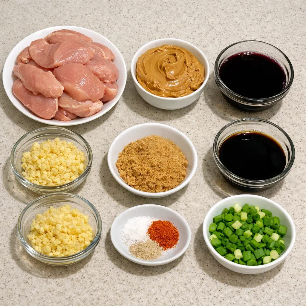 Slow Cooker Peanut Chicken