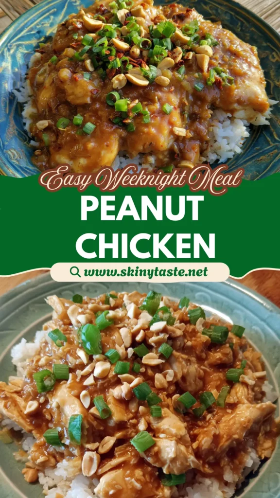 Slow Cooker Peanut Chicken