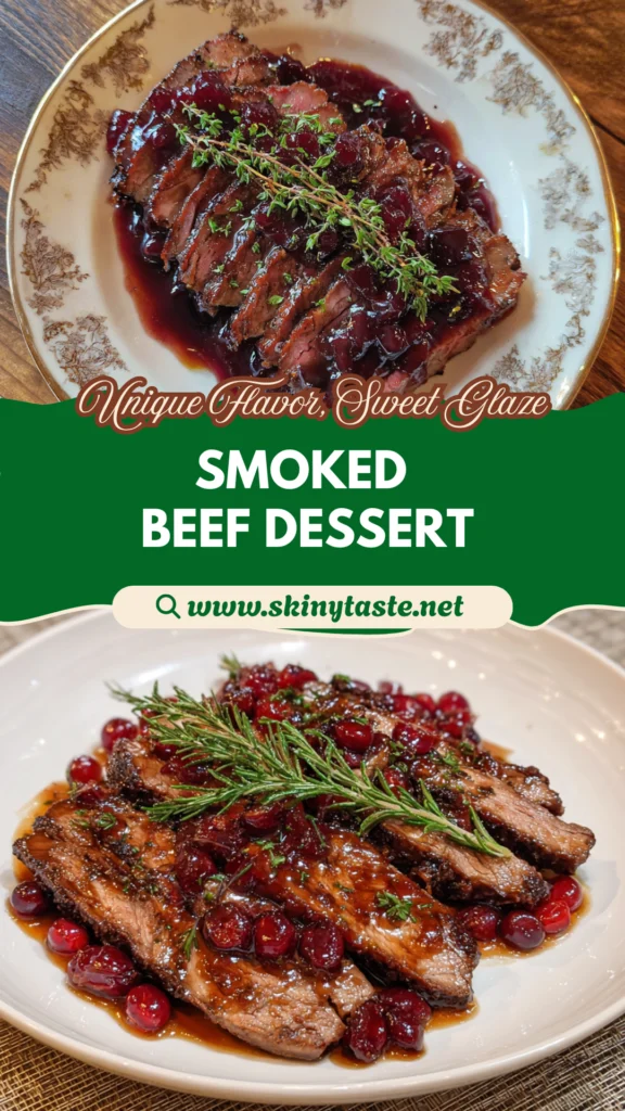 Smoked Beef Dessert