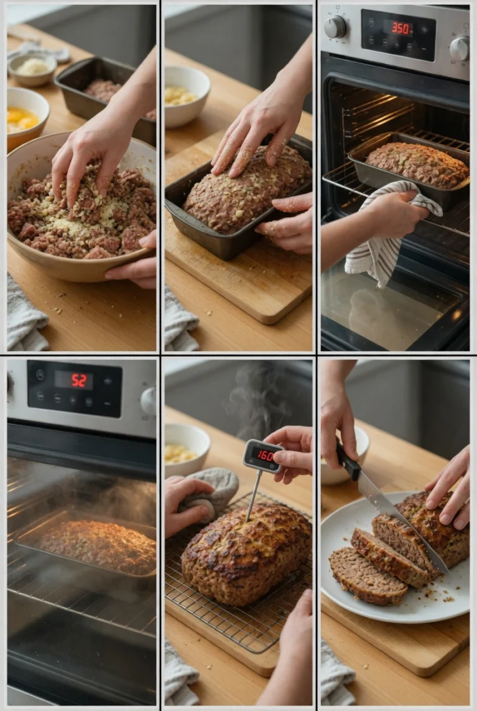 Smoked Beef Meatloaf with Garlic Parmesan