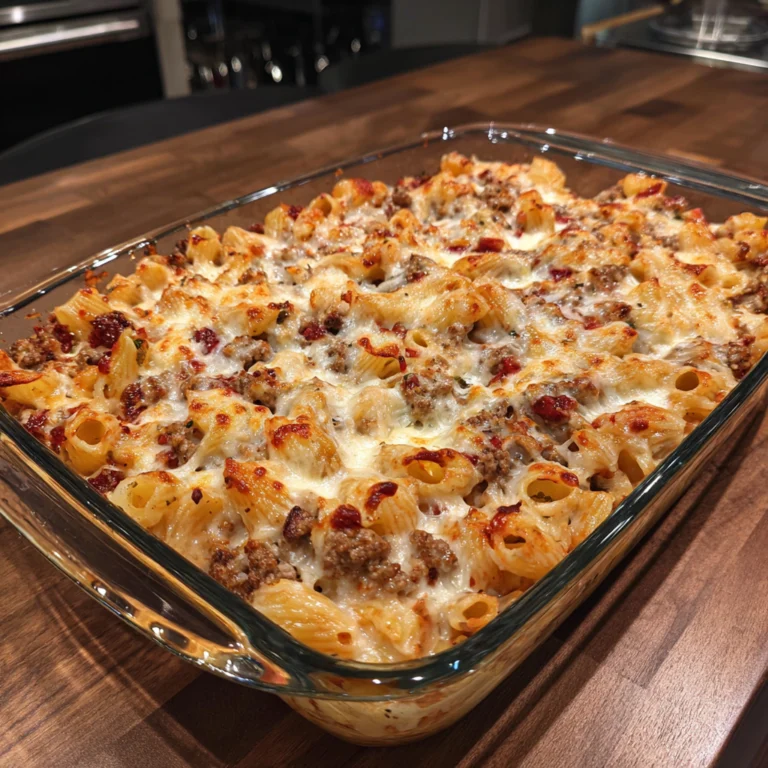 Smoked Beef Pasta Bake