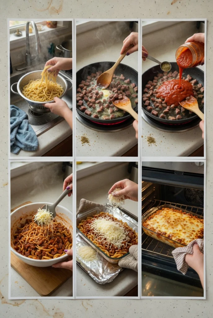 Smoked Beef Pasta Bake