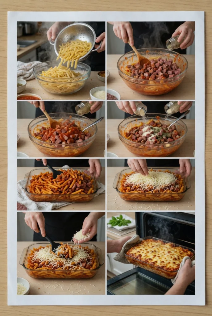 Smoked Beef Pasta Bake