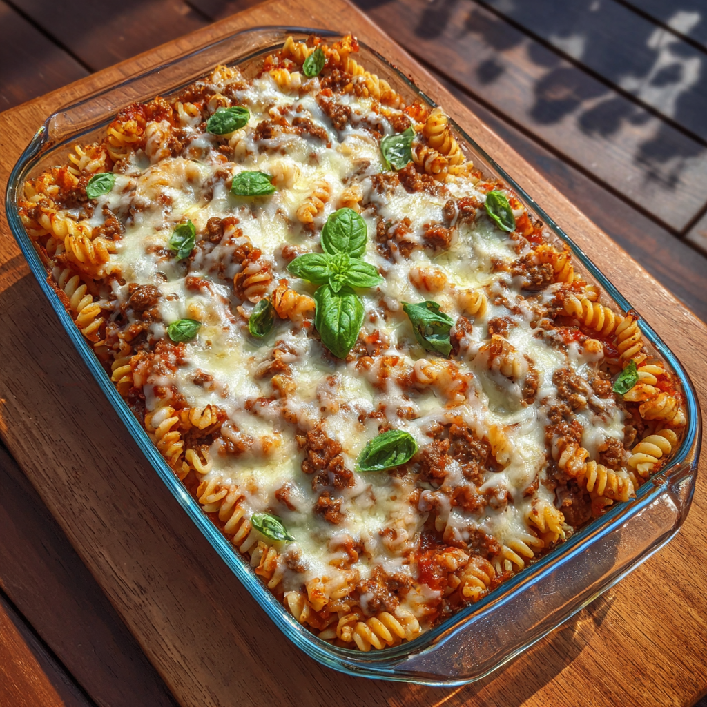 Smoked Beef Pasta Bake