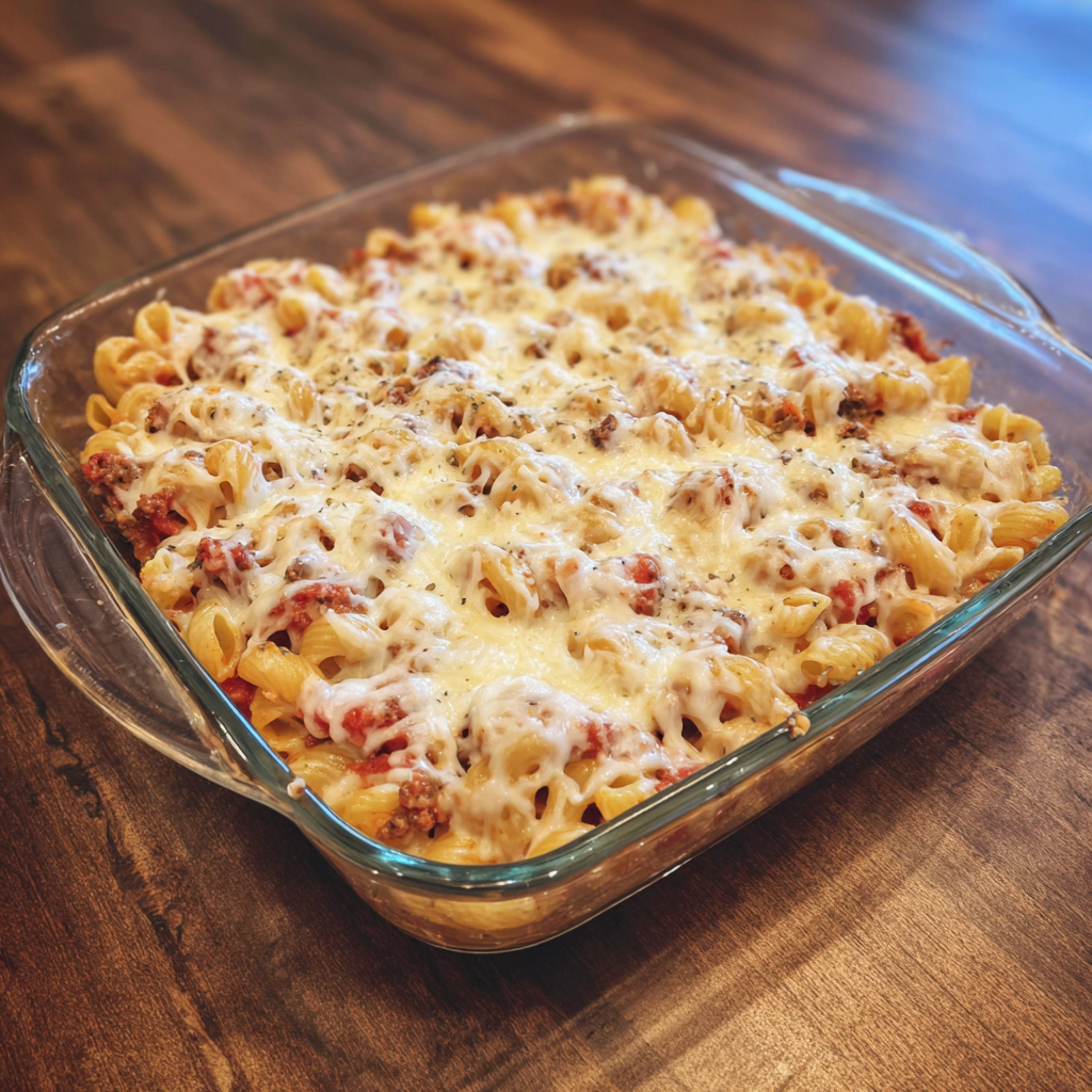 Smoked Beef Pasta Bake