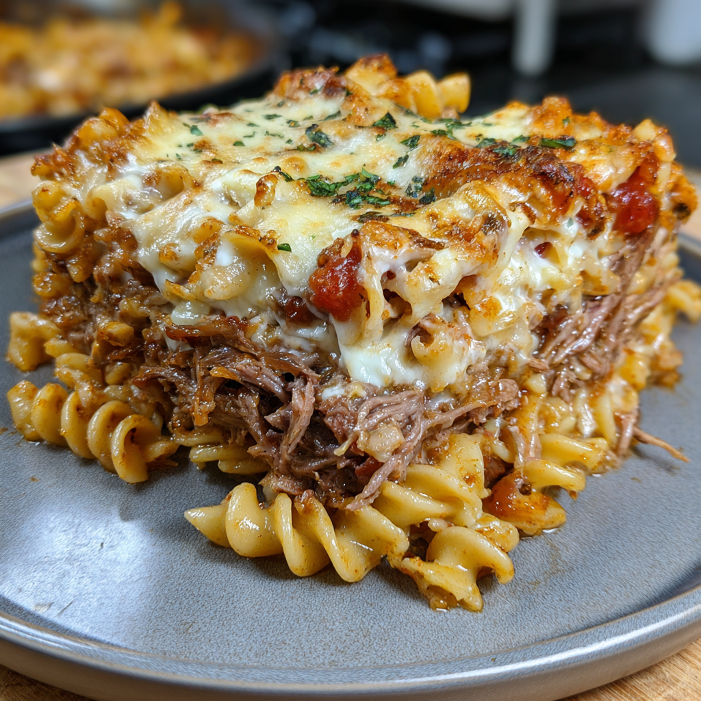 Smoked Beef Pasta Bake