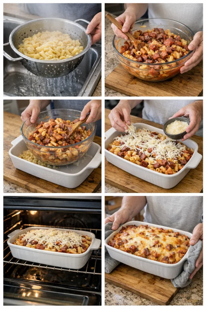 Smoked Beef Pasta Bake