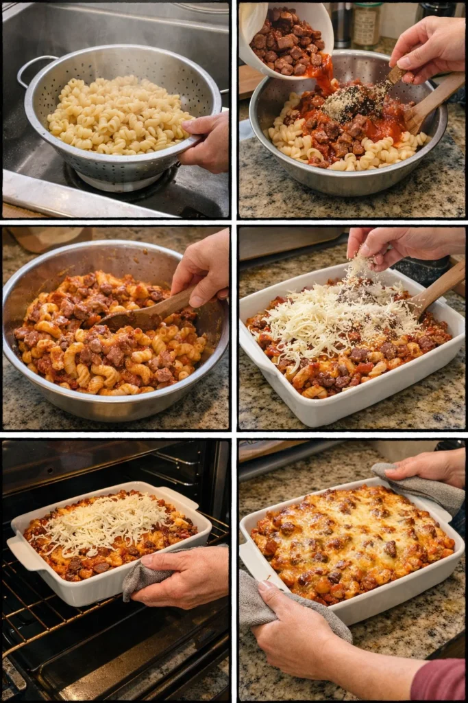 Smoked Beef Pasta Bake