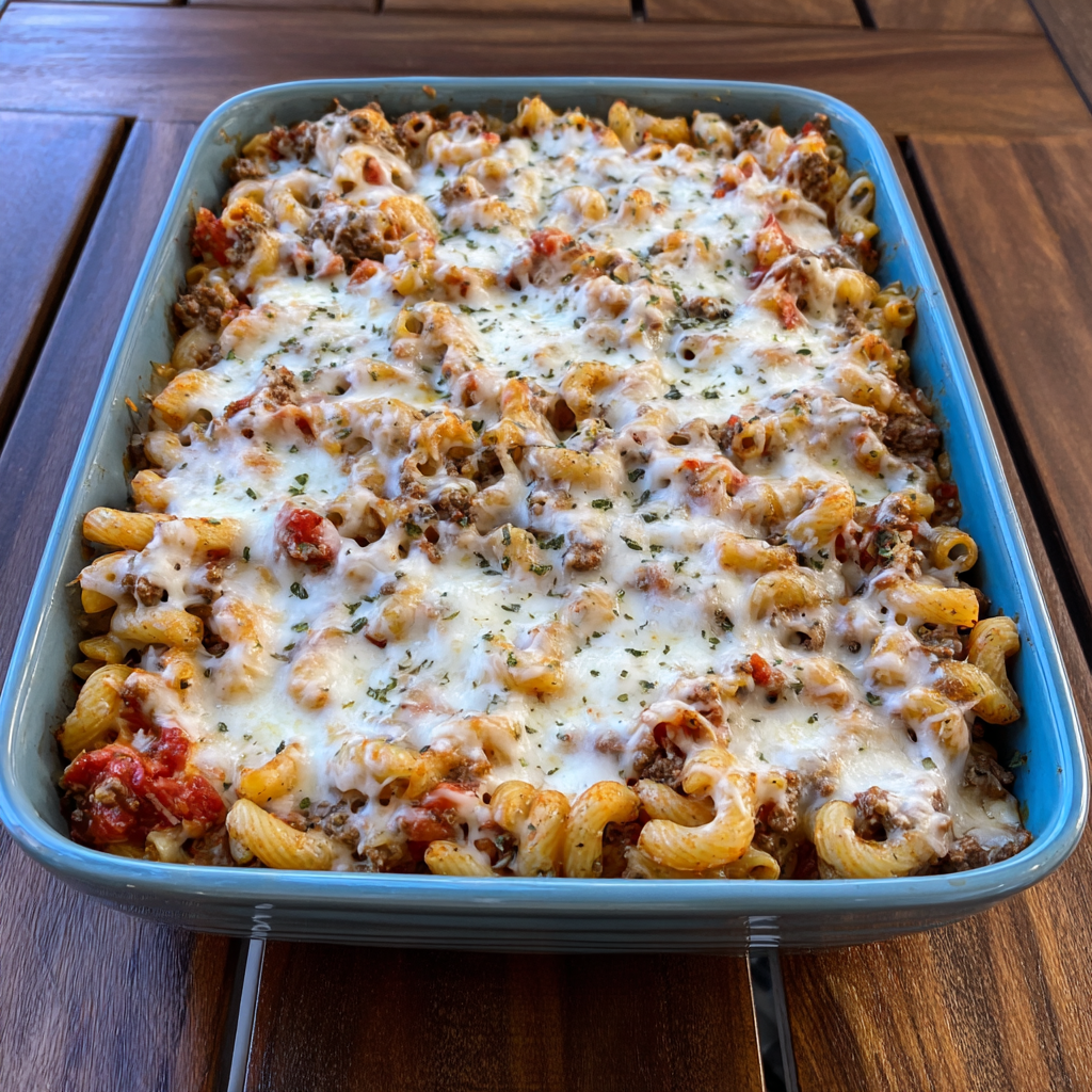 Smoked Beef Pasta Bake