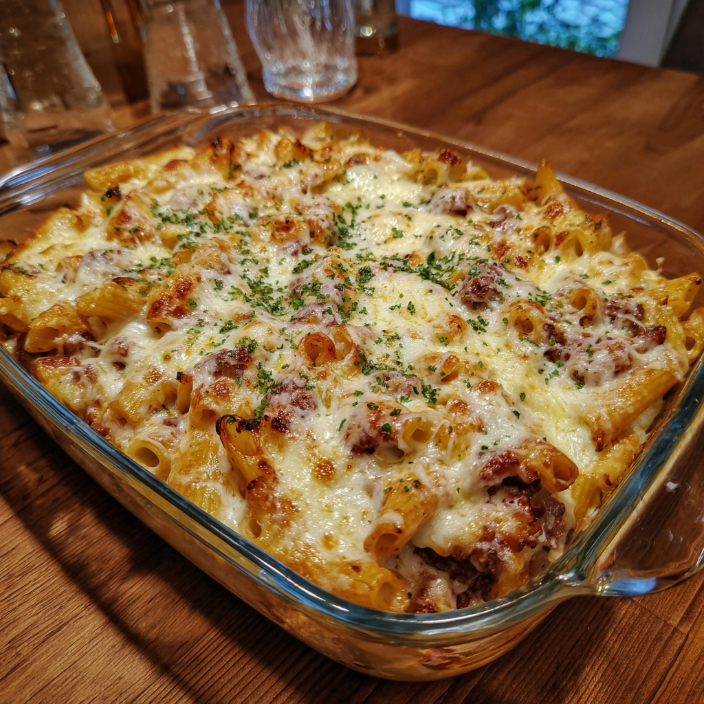 Smoked Beef Pasta Bake