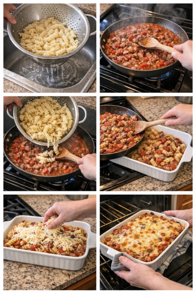 Smoked Beef Pasta Bake