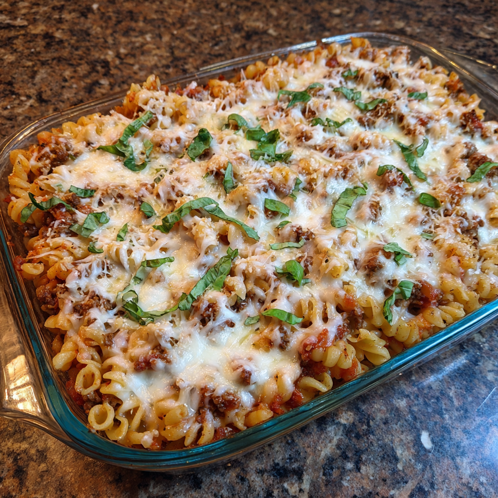 Smoked Beef Pasta Bake