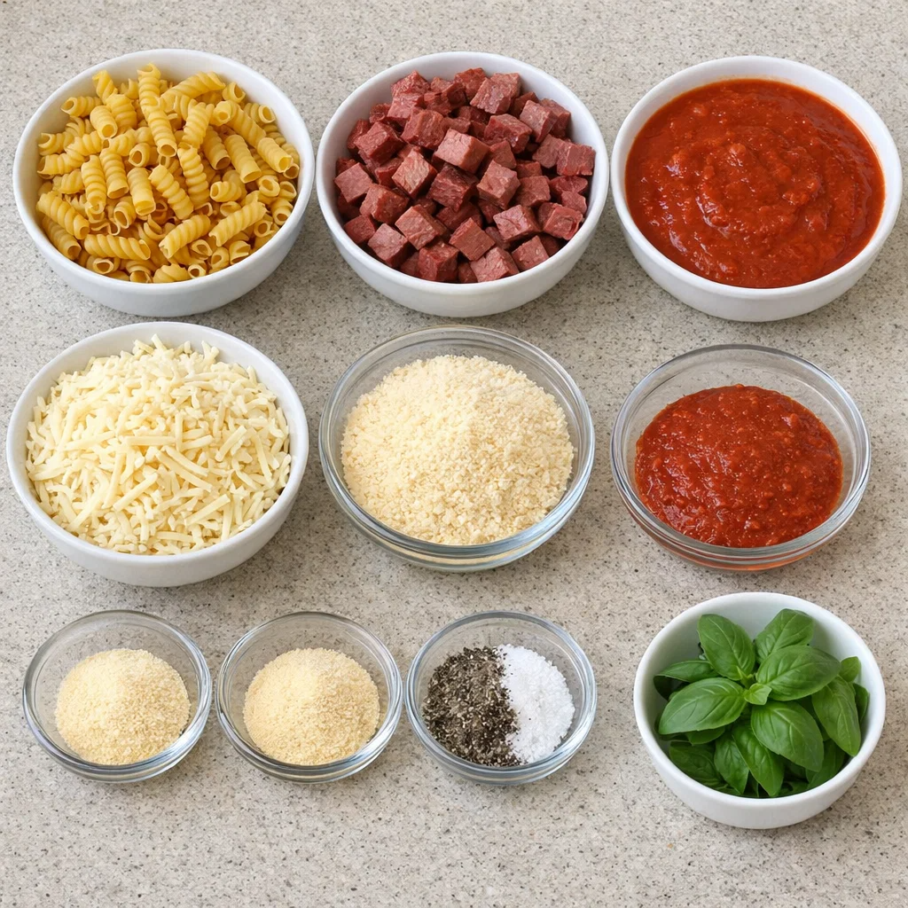 Smoked Beef Pasta Bake