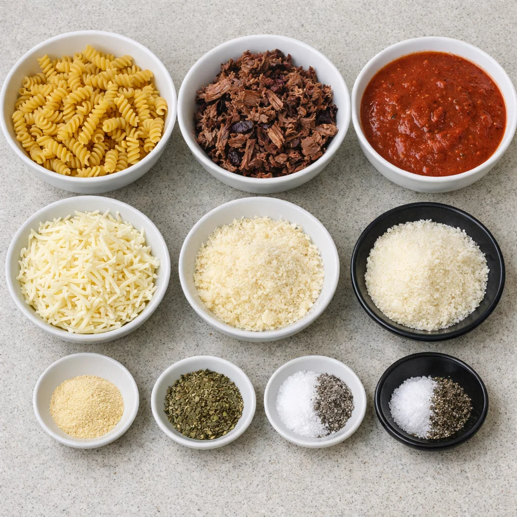 Smoked Beef Pasta Bake