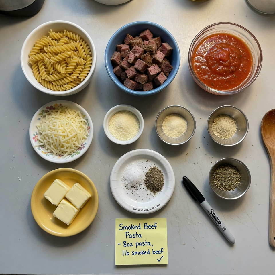 Smoked Beef Pasta Bake