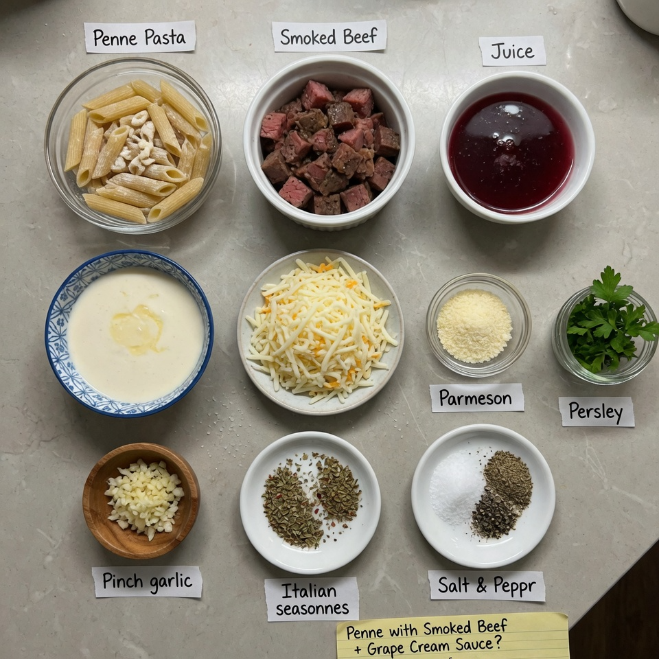 Smoked Beef Pasta Bake