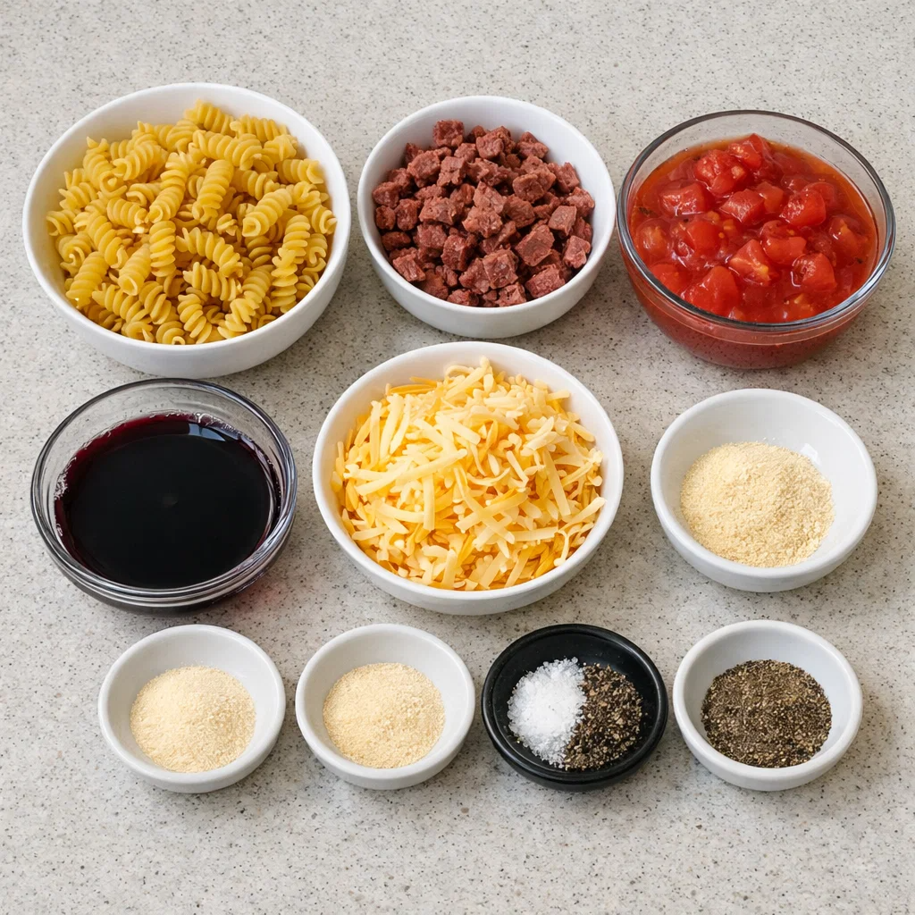 Smoked Beef Pasta Bake