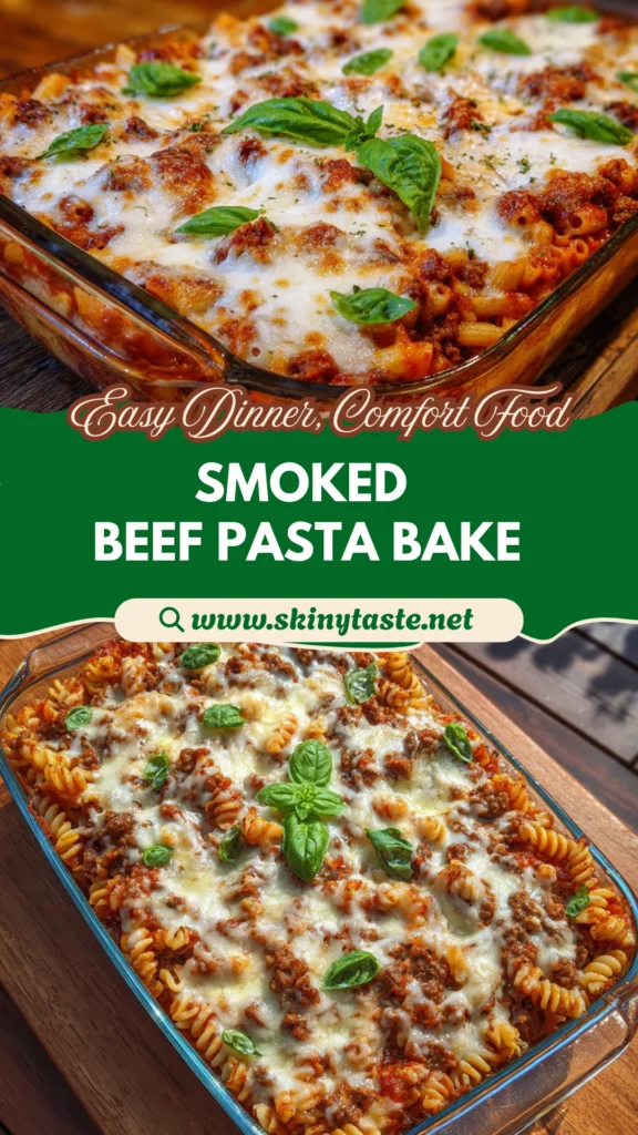 Smoked Beef Pasta Bake