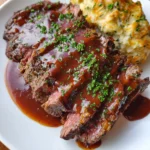 Smoked Beef and Grape Juice Glaze