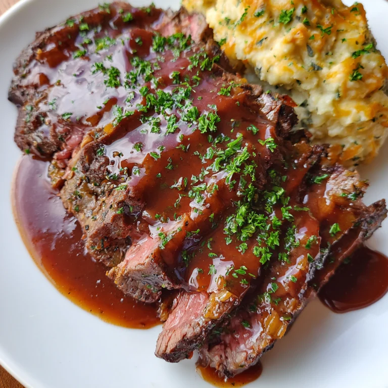 Smoked Beef and Grape Juice Glaze