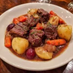 Smoked Beef and Grape Juice Stew