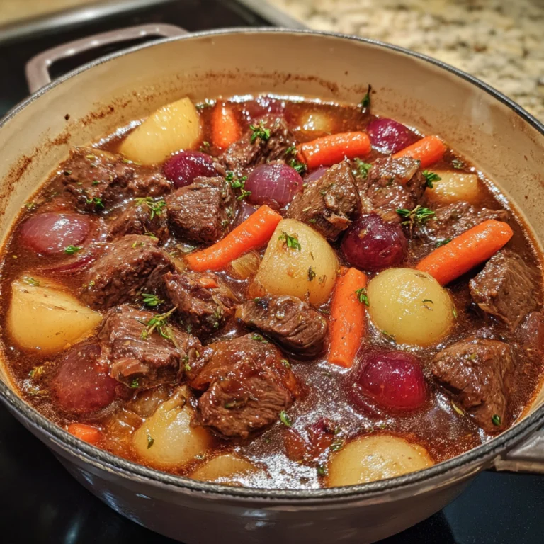 Smoked Beef and Grape Juice Stew