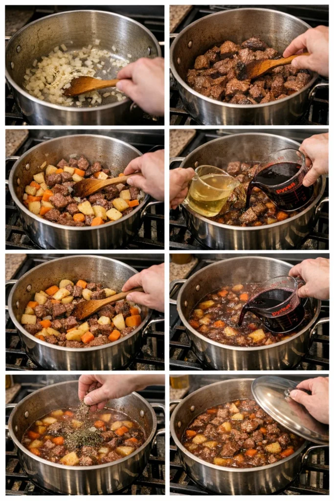 Smoked Beef and Grape Juice Stew