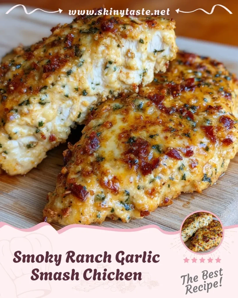 Smoky Ranch Garlic Smash Chicken