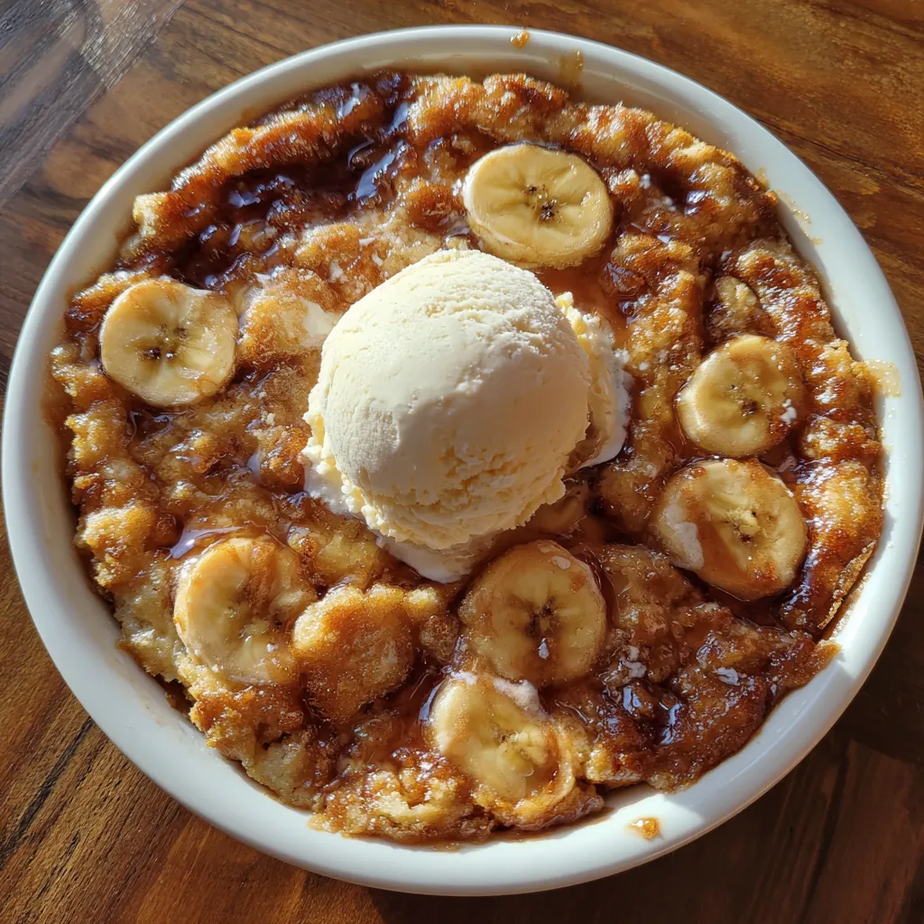Southern Banana Cobbler