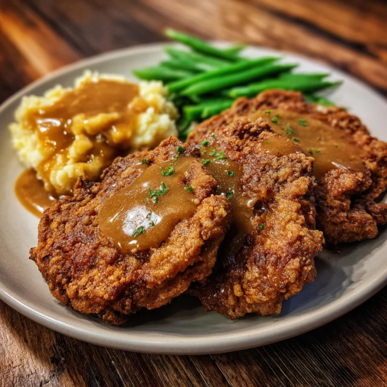 Southern Fried Beef Chops & Gravy