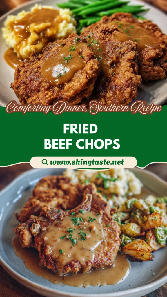 Southern Fried Beef Chops & Gravy