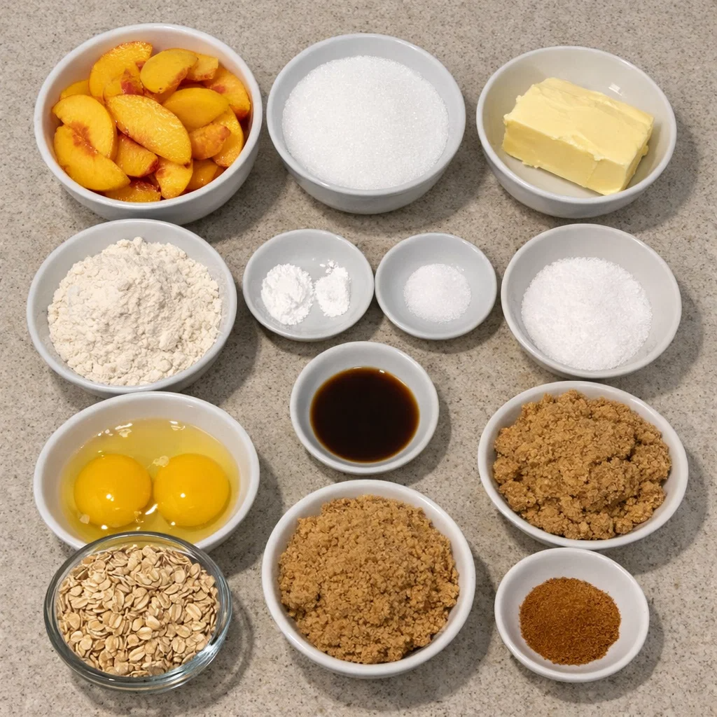 Southern Peach Crumb Cake