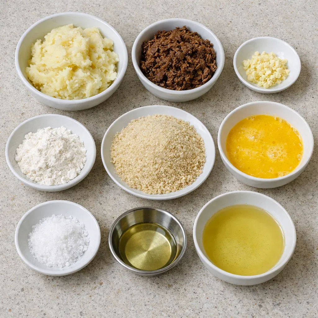 Spicy Garlic Beef Croquettes