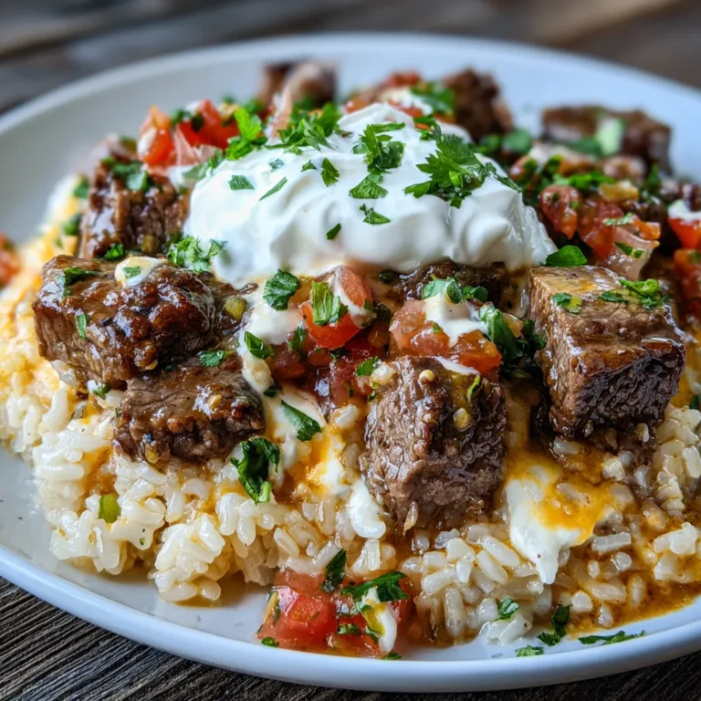 Steak Queso Rice