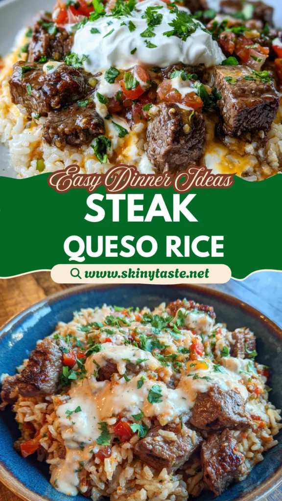 Steak Queso Rice