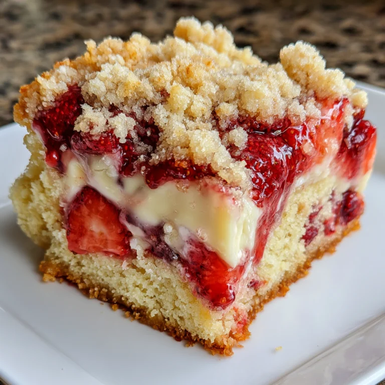 Strawberry Cheesecake Dump Cake