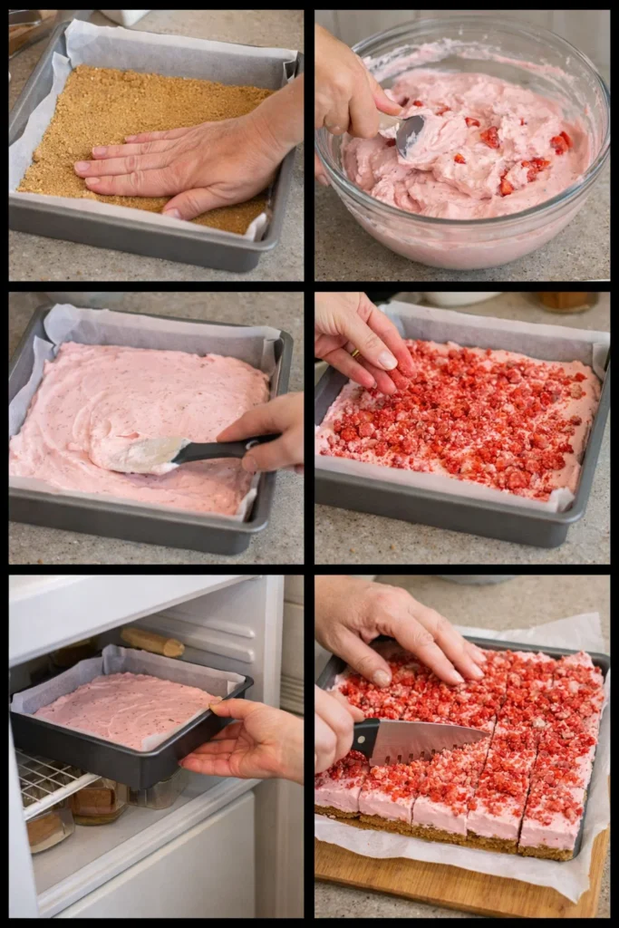 Strawberry Crunch Bars