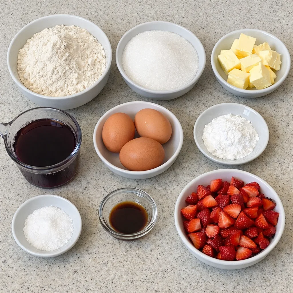 Strawberry Lemon Cake