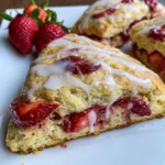 Strawberry Lemon Cream Scones