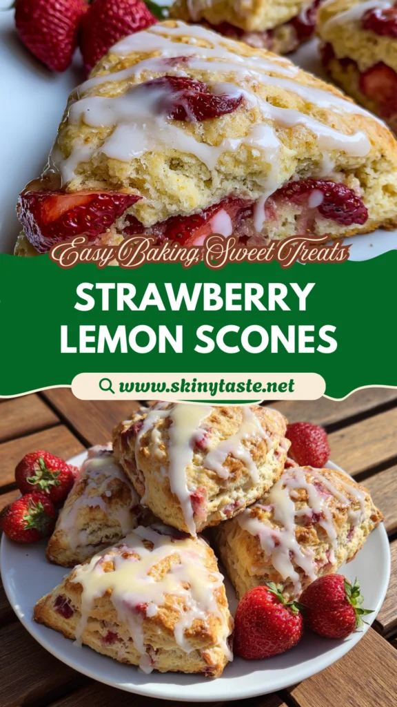 Strawberry Lemon Cream Scones Recipe 10 Strawberry Lemon Cream Scones