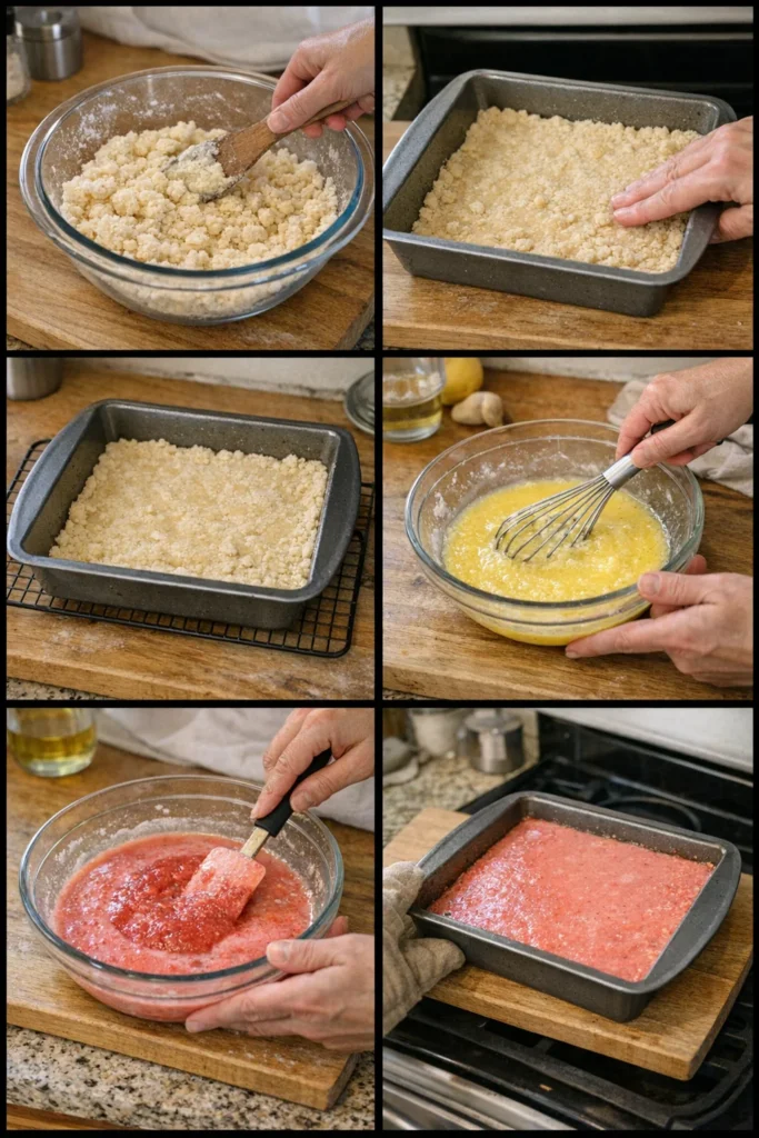 Strawberry Lemonade Bars