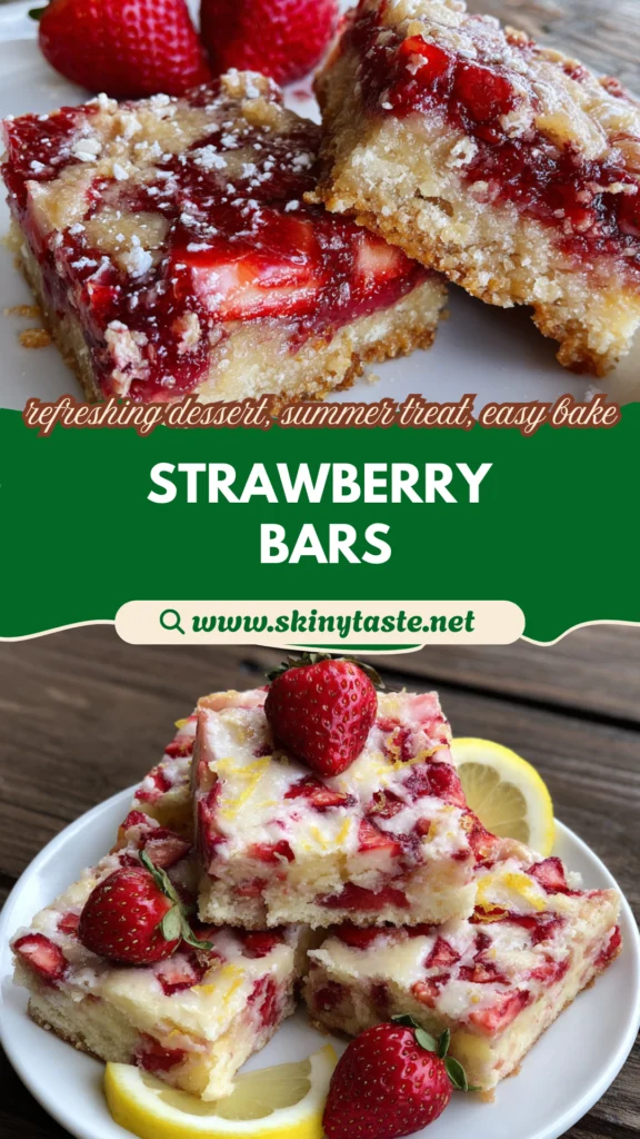 Strawberry Lemonade Bars