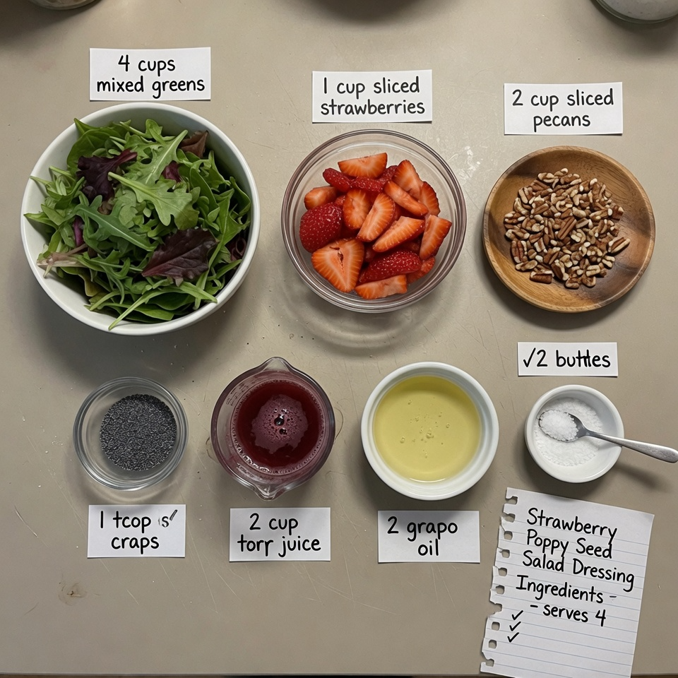 Strawberry Poppy Seed Salad